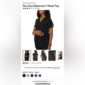 Med Couture Maternity scrub lot